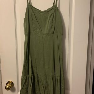 Olive Green Dress